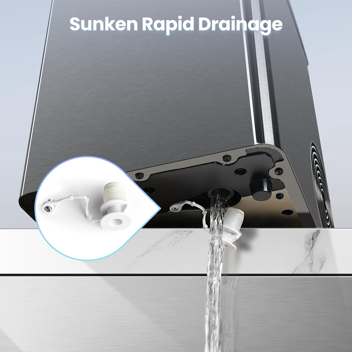 Gevi KNOVA Nugget Ice Maker Countertop