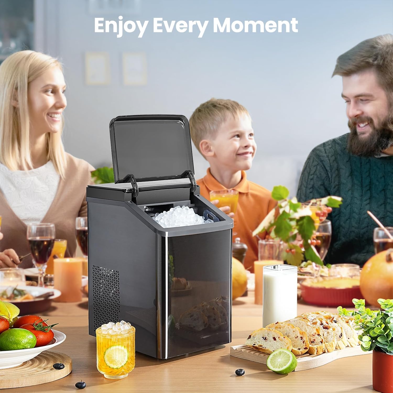 Gevi KNOVA Nugget Ice Maker Countertop