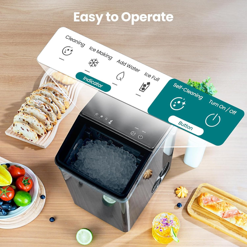 Gevi KNOVA Nugget Ice Maker Countertop